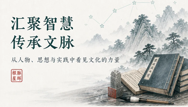 汇聚智慧，传承文脉；从人物、思想与实践中看见文化的力量