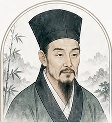 王守仁水墨人物肖像