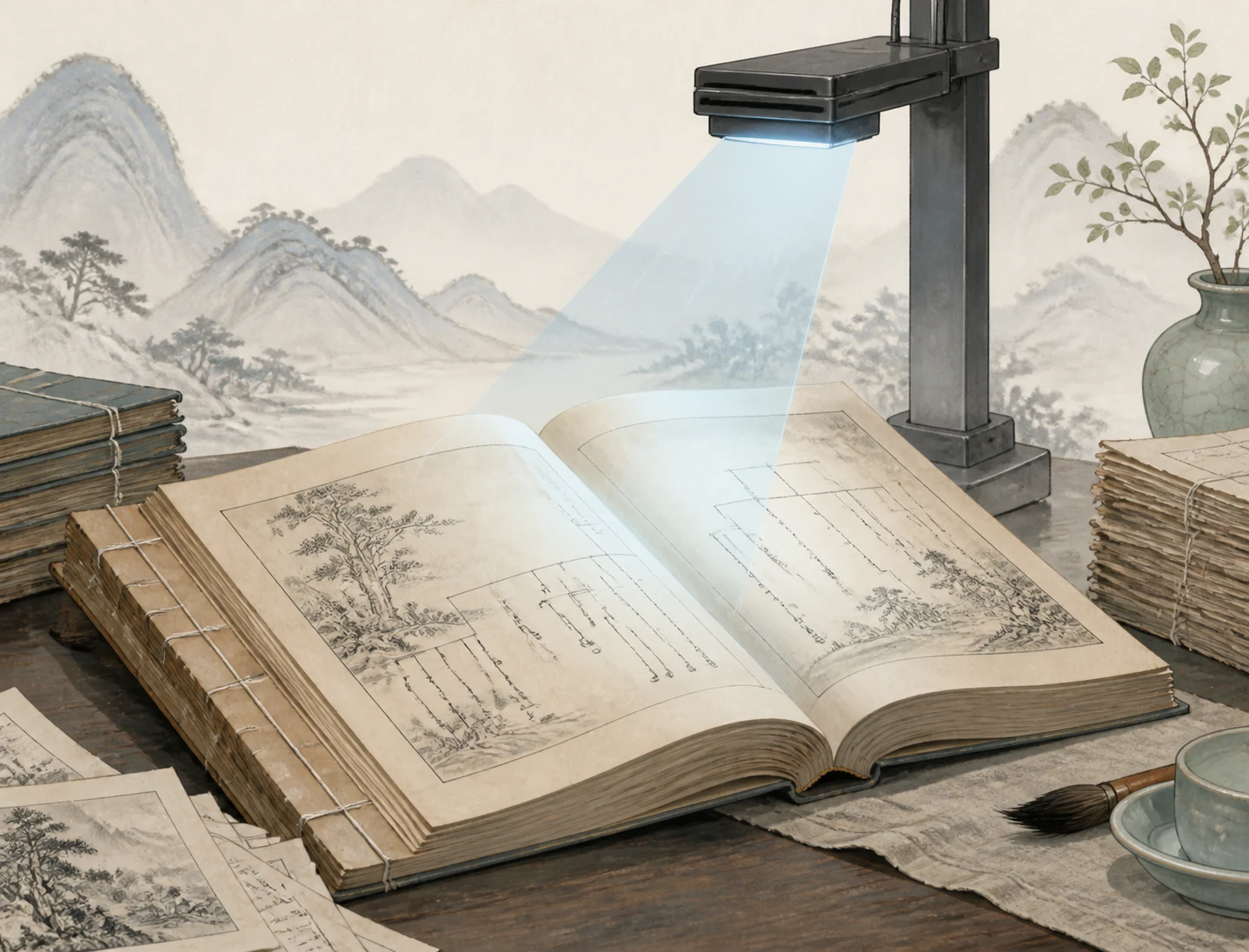 族谱古籍数字化整理场景